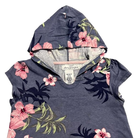 Label Of Graded Goods 110/116 4-6Y Floral & Lace Hooded Dress - Picture 3 of 5